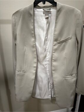 H&M Light Grey Lined Blazer